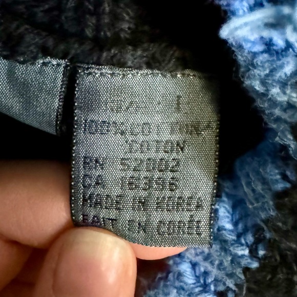 Vintage Black Liz Wear Chucky Cotton Turtleneck Sweater With Colorful Design - Picture 3 of 11